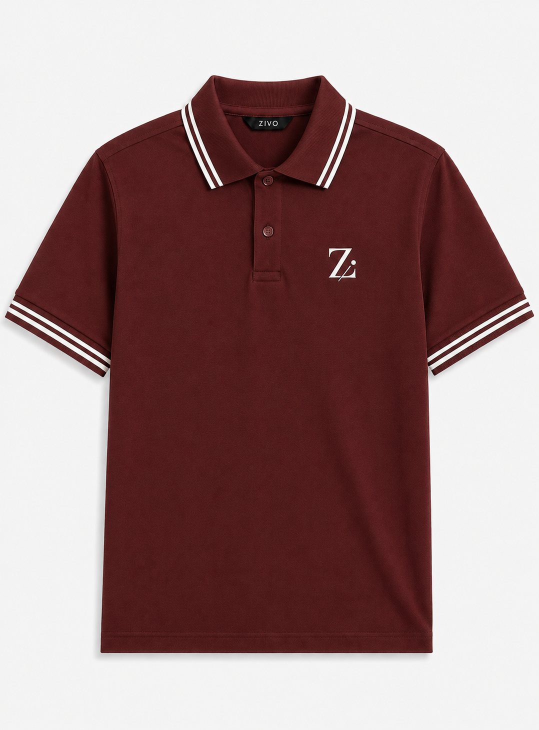 Men's Tipped Collar Polo Shirt