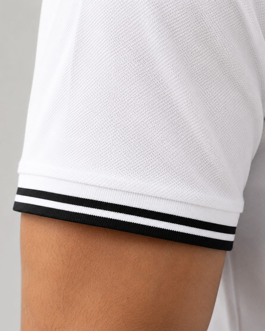 Men's Tipped Collar Polo Shirt