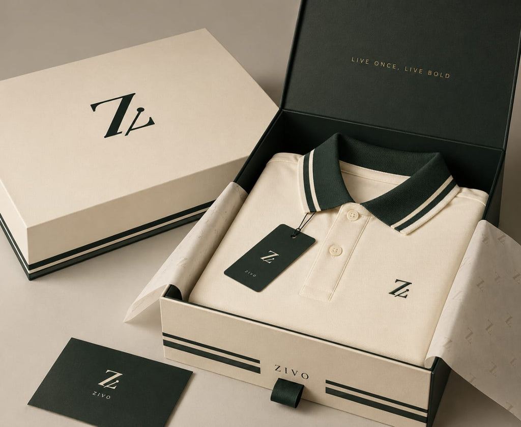 Men's Tipped Collar Polo Shirt
